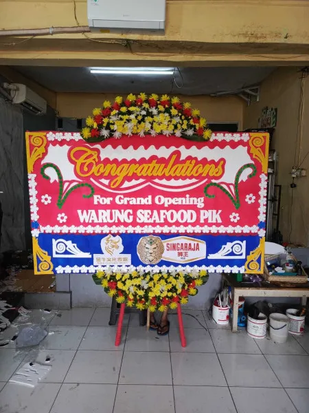 Papan Bunga Ucapan Selamat Bengkalis